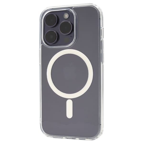オリジナルiPhone14Pro MagSafe対応 耐衝撃クリアケース