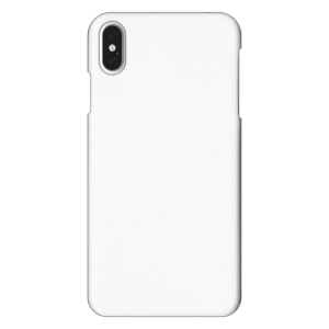 【在庫限り】iPhoneXSMax<br>ハードケース(白/黒)(表面のみ印刷)