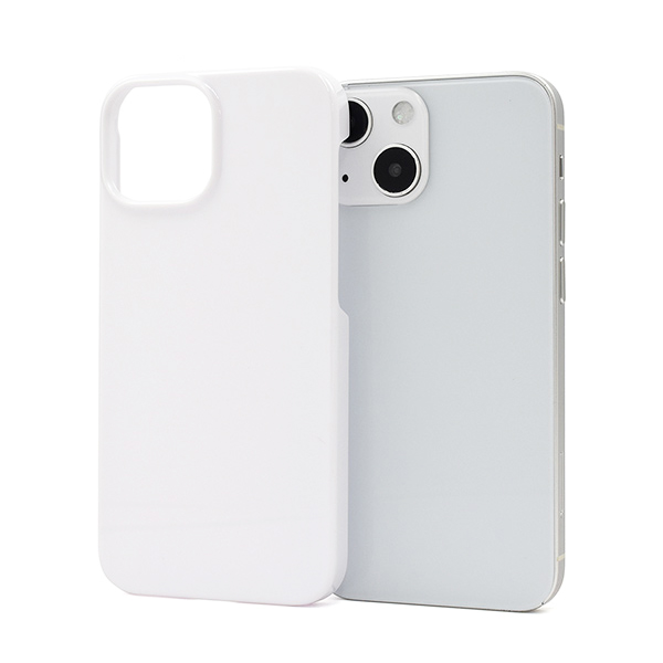 iPhone 13 mini, ケース(表面のみ印刷)白