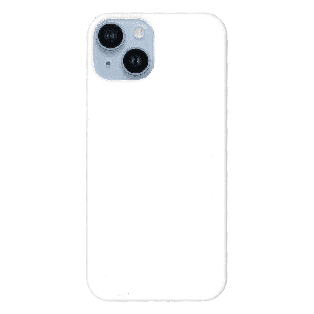 オリジナルiPhone14ケース(表面のみ印刷)白